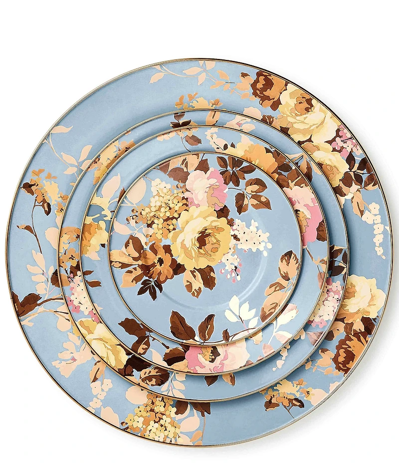 MacKenzie-Childs Wild Rose Enamel Serving Platter