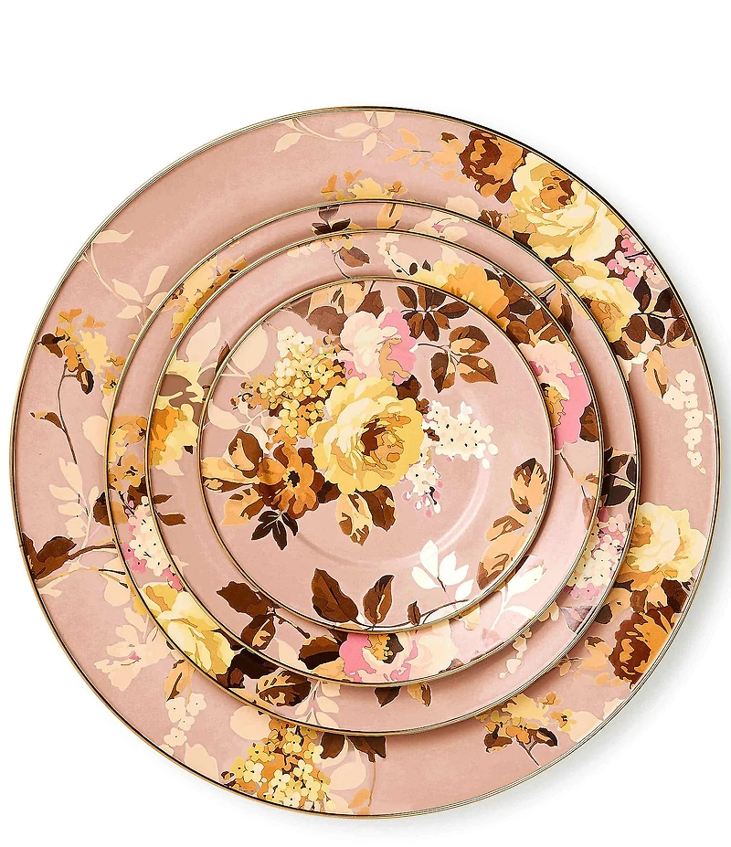 MacKenzie-Childs Wild Rose Enamel Serving Platter
