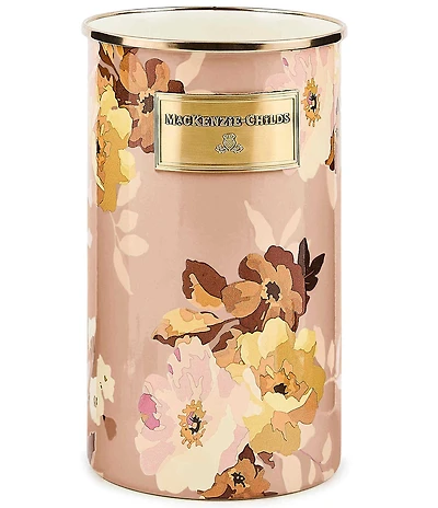 MacKenzie-Childs Wild Rose Enamel Utensil Holder