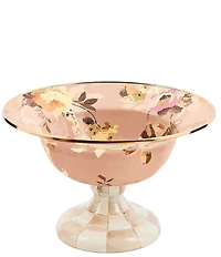 MacKenzie-Childs Wild Rose Footed Compote