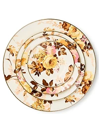 MacKenzie-Childs Wild Rose White Charger Plate