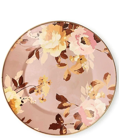 MacKenzie-Childs Wild Rose Enamel Dinner Plate