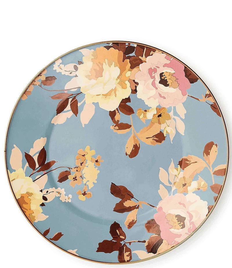 MacKenzie-Childs Wild Rose Enamel Dinner Plate