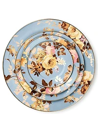 MacKenzie-Childs Wild Rose Enamel Dinner Plate