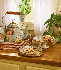MacKenzie-Childs Wild Rose Salad Plate