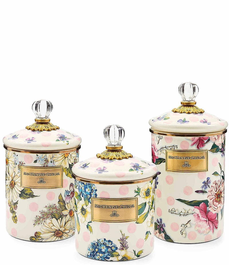 MacKenzie-Childs Wildflowers Canister