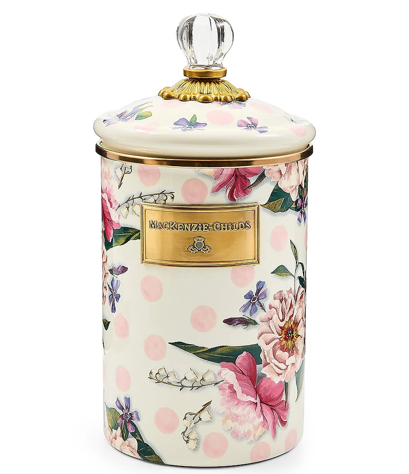 MacKenzie-Childs Wildflowers Canister