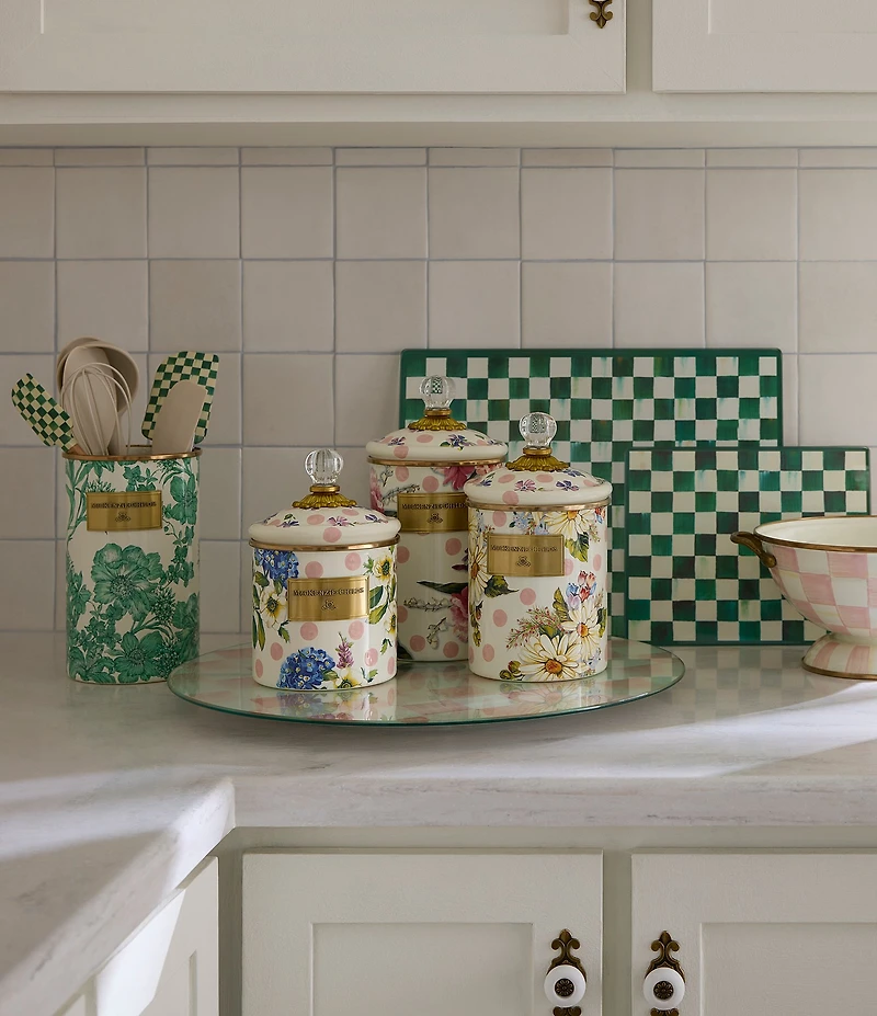 MacKenzie-Childs Wildflowers Canister