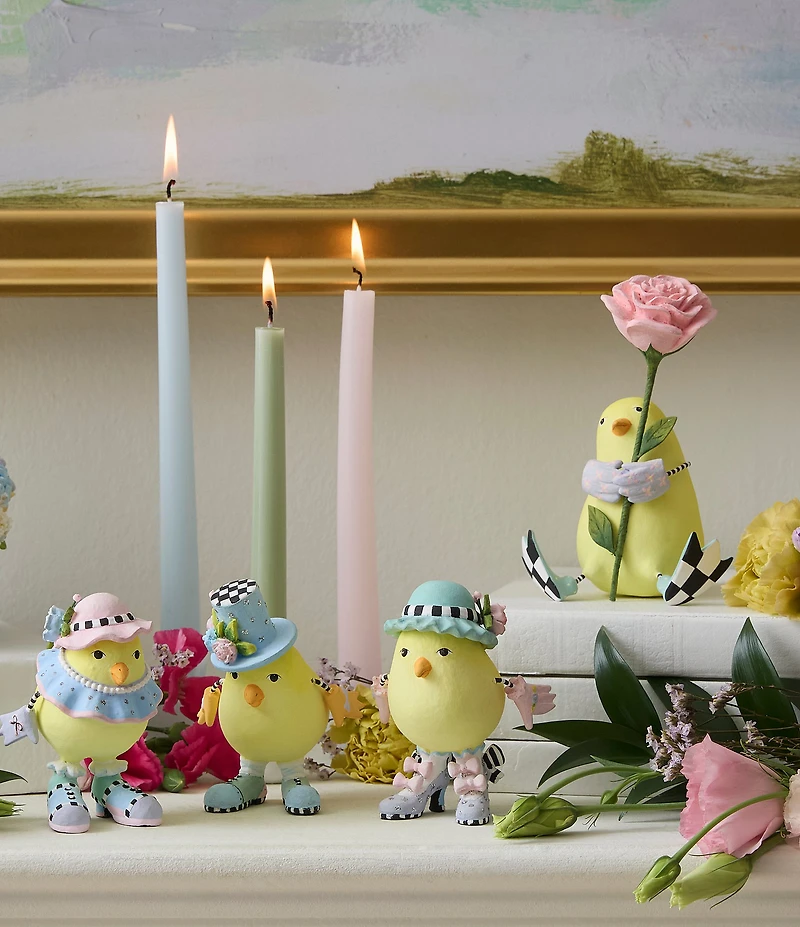 MacKenzie-Childs x Patience Brewster Easter Collection Chick Flower Figurine