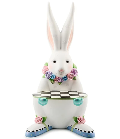 MacKenzie-Childs x Patience Brewster Easter Collection Rabbit Butler Figurine