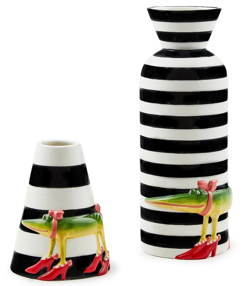 MacKenzie-Childs x Patience Brewster Gloria Alligator Vase