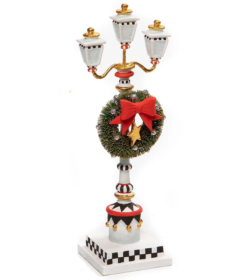 MacKenzie-Childs x Patience Brewster Holiday Collection Caroler Lamp Post
