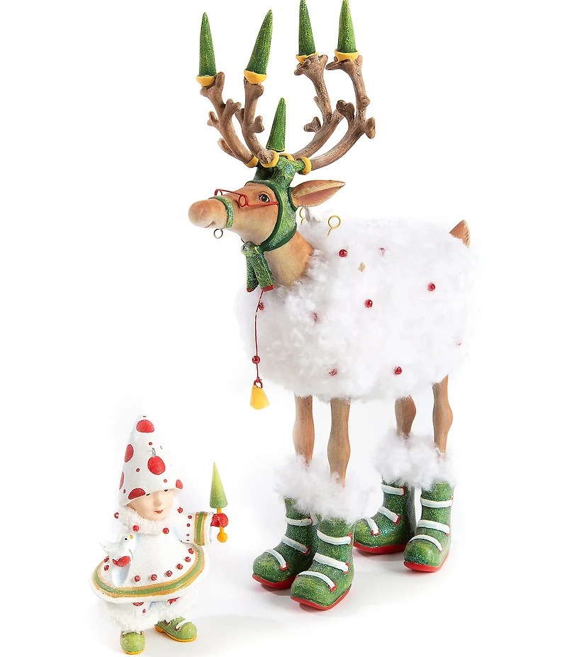 MacKenzie-Childs x Patience Brewster Holiday Collection Dash Away Blitzen's Elf Ornament
