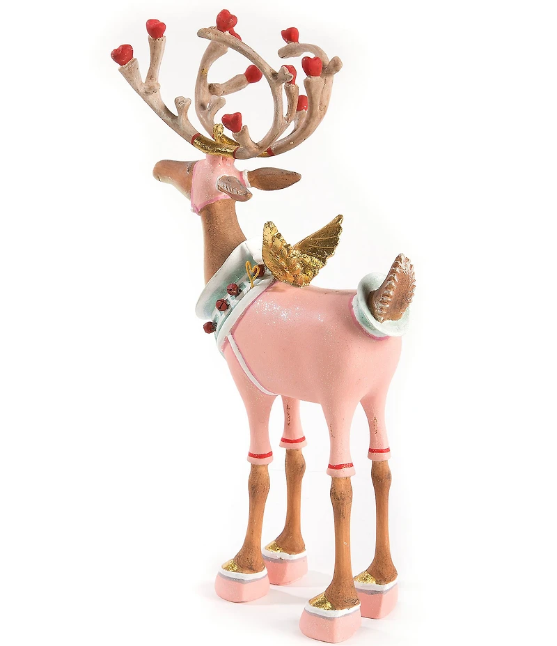 MacKenzie-Childs x Patience Brewster Holiday Collection Dash Away Cupid Reindeer Figure