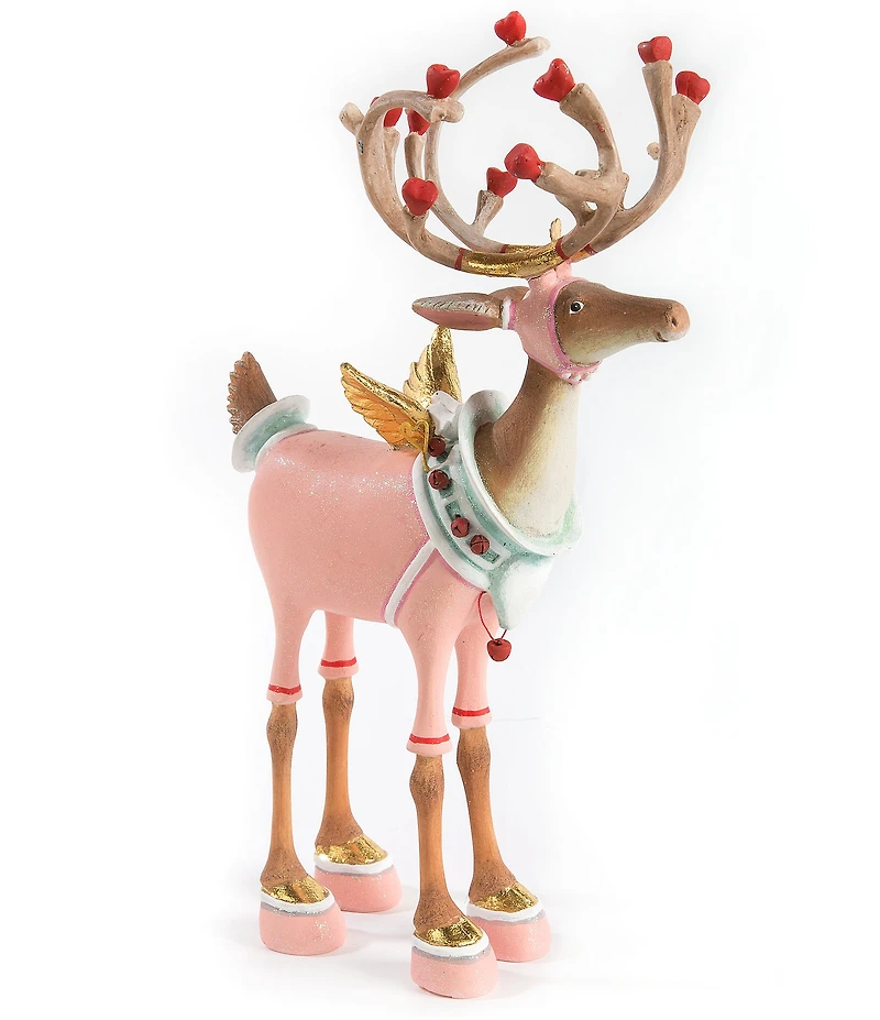 MacKenzie-Childs x Patience Brewster Holiday Collection Dash Away Cupid Reindeer Figure