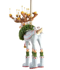 MacKenzie-Childs x Patience Brewster Holiday Collection Dash Away Dasher Reindeer Ornament