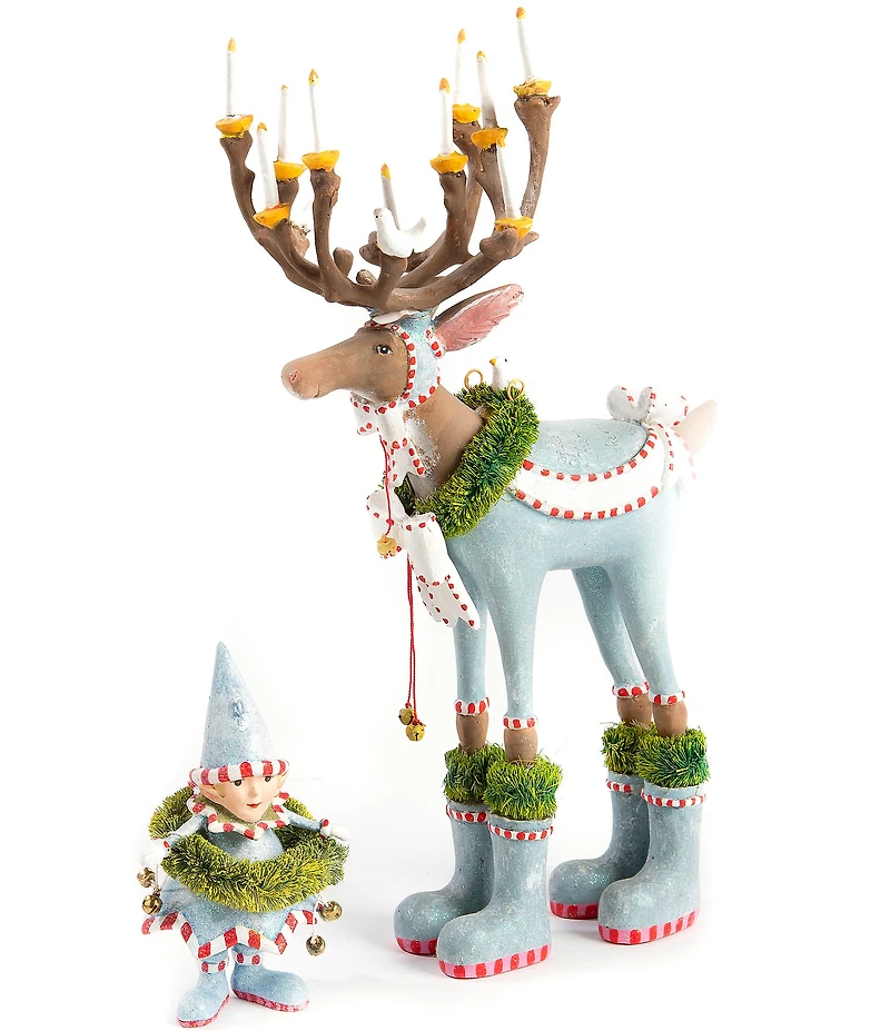 MacKenzie-Childs x Patience Brewster Holiday Collection Dash Away Dasher's Elf Ornament