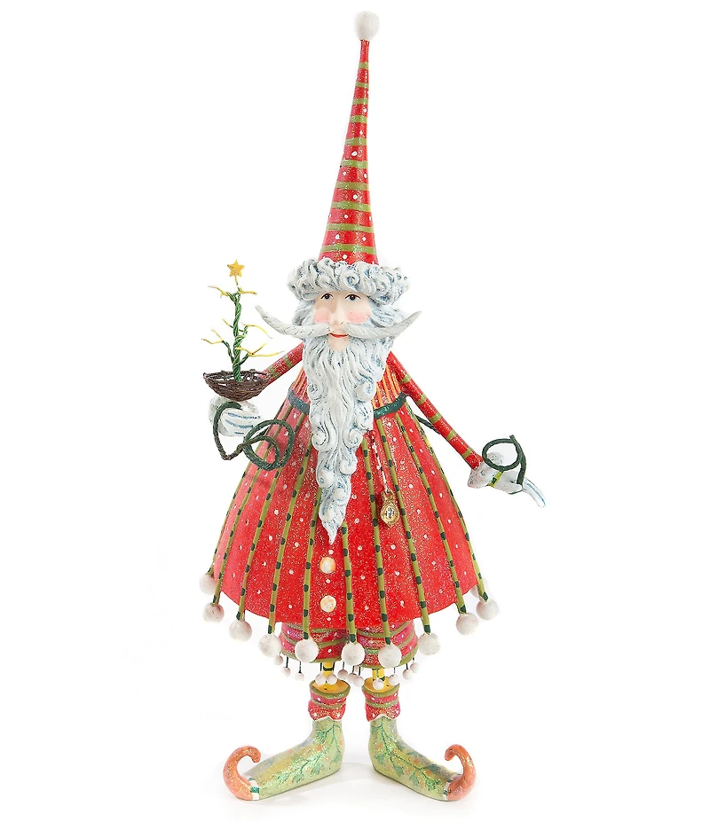 MacKenzie-Childs x Patience Brewster Holiday Collection Dash Away Dashing Santa Figurine