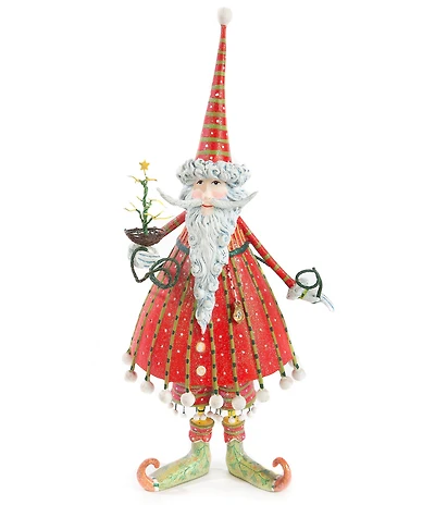 MacKenzie-Childs x Patience Brewster Holiday Collection Dash Away Dashing Santa Figurine