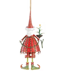 MacKenzie-Childs x Patience Brewster Holiday Collection Dash Away Dashing Santa Ornament