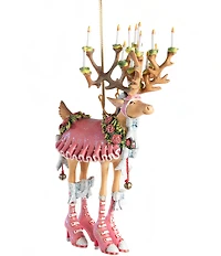MacKenzie-Childs x Patience Brewster Holiday Collection Dash Away Donna Reindeer Ornament