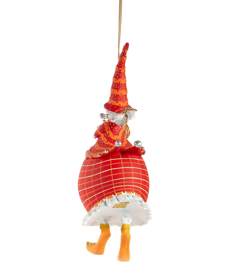 MacKenzie-Childs x Patience Brewster Holiday Collection Dash Away Red Mrs. Santa Ornament