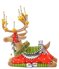 MacKenzie-Childs x Patience Brewster Holiday Collection Dash Away Sitting Dasher Reindeer Figure