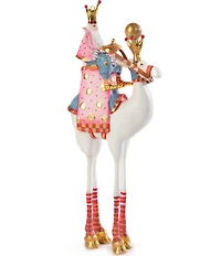 MacKenzie-Childs x Patience Brewster Holiday Collection Nativity Balthazar on Camel Ornament
