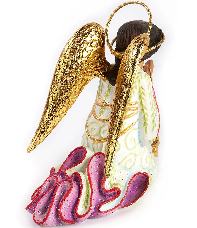 MacKenzie-Childs x Patience Brewster Holiday Collection Nativity World Praying Angel Figurine