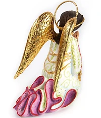 MacKenzie-Childs x Patience Brewster Holiday Collection Nativity World Praying Angel Figurine