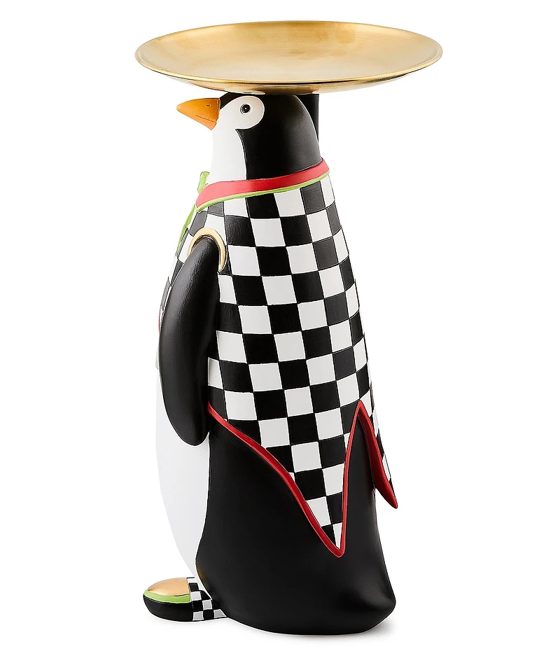 MacKenzie-Childs x Patience Brewster Holiday Collection Thaddeus Penguin Butler