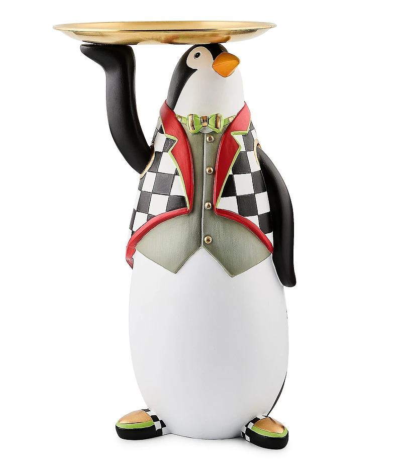 MacKenzie-Childs x Patience Brewster Holiday Collection Thaddeus Penguin Butler