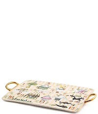 MacKenzie-Childs x Patience Brewster Holiday Collection Twelve Days Ceramic Platter