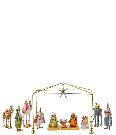 MacKenzie-Childs x Patience Brewster Holiday Collection World Edition Mini Nativity Set