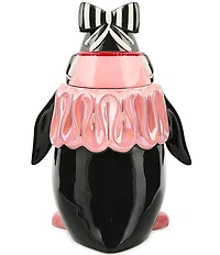 MacKenzie-Childs x Patience Brewster Millicent Penguin Ceramic Cookie Jar