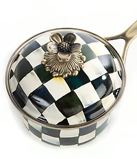 MackKenzie-Childs Courtly Check 1 Quart Saucepan