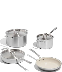 Made In CeramiClad™ Non Stick 7-Piece Cookware Set