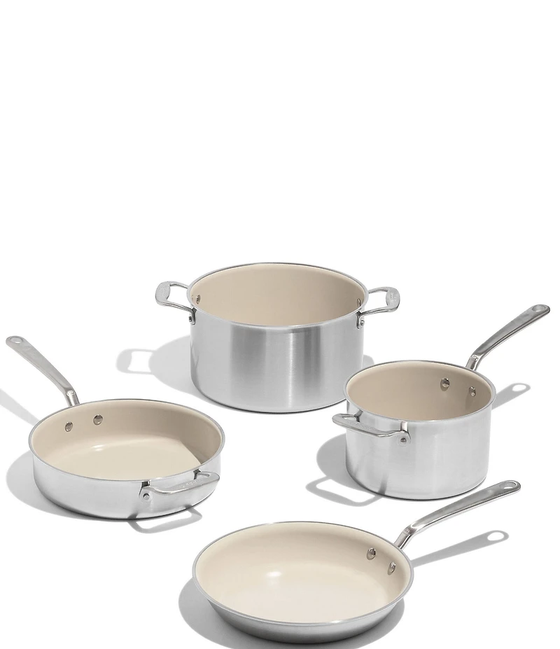Made In CeramiClad™ Non Stick 7-Piece Cookware Set