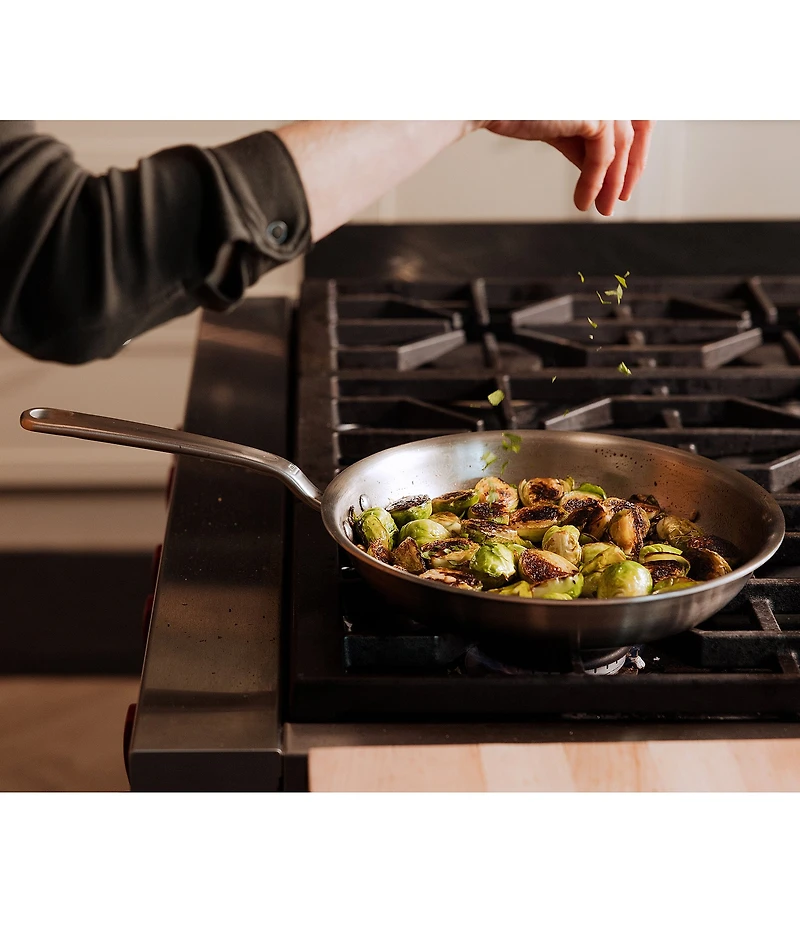 Made In Stainless Clad Frying Pan, 12#double;