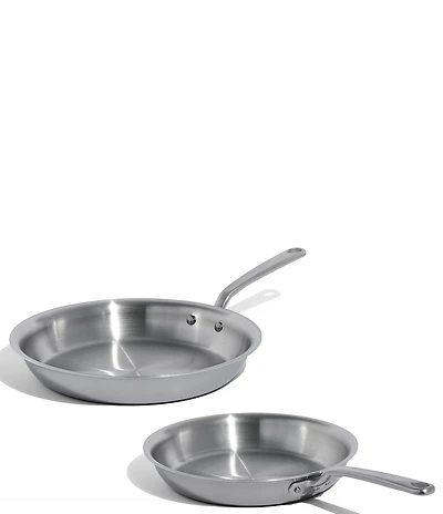 Made In Stainless Clad Frying Pans, Set of 2