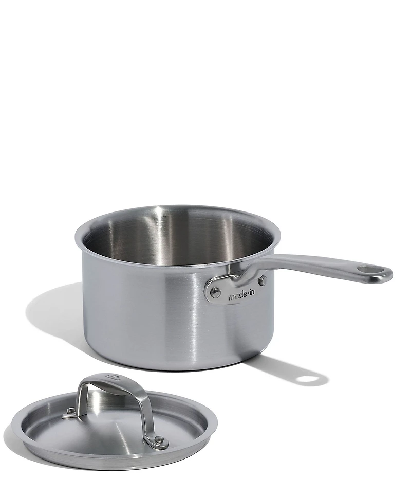 Made In Stainless Clad Saucepan, 2 Qt.