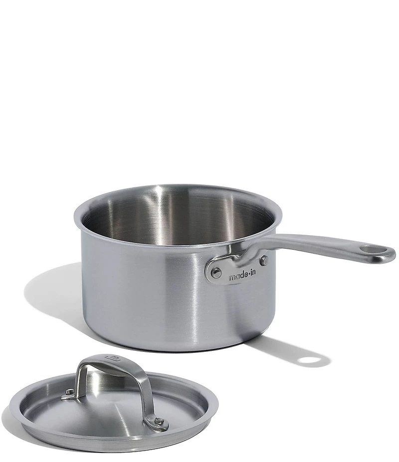 Made In Stainless Clad Saucepan, 2 Qt.