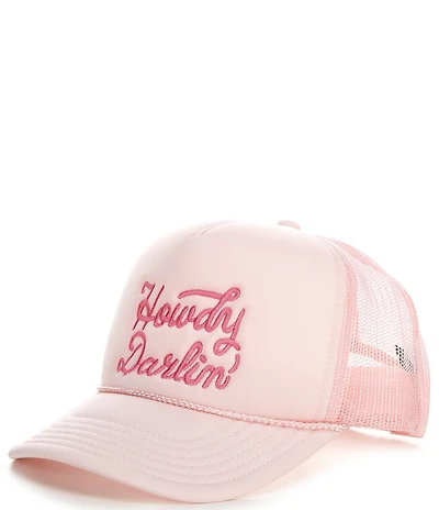 Madley Girls Howdy Darlin Embroidered Trucker Hat