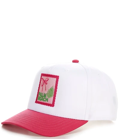 Madley Girls Palm Beach Patch Vintage Trucker Hat