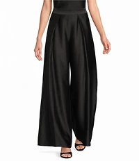 Maggy London Front Pleat Wide Leg Pants