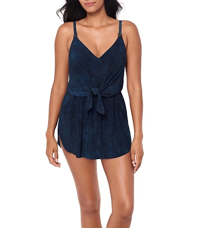 Magicsuit Billie Jean Kami V-Neck One Piece Swim Dress