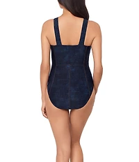 Magicsuit Billie Jean Shania V-Neck Tie Front One Piece Swimsuit