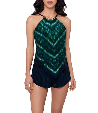 Magicsuit Carezza Goldie High Neck Underwire Romper Swim Cover-Up