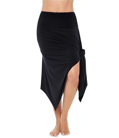 Magicsuit Jersey Handkerchief Skirt Swim Cover-Up