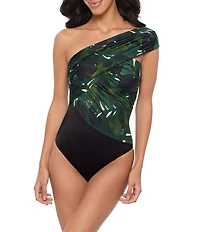 Magicsuit Palmetto Goddess Cady Hidden Underwire Bandeau One Piece Swimsuit